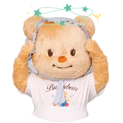 Hello, Butterbear! sticker #3 - download as WEBP.