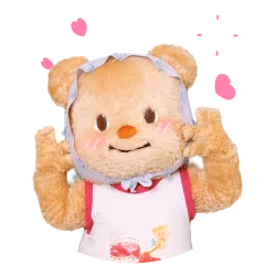 Hello, Butterbear! sticker #7 - download as WEBP.