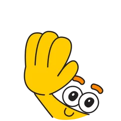 Hi, Hey…Hi sticker #6 - download as WEBP.