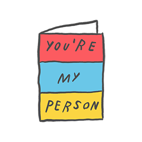 Hi I Love You Bye sticker #3 - frame 3 of 3.