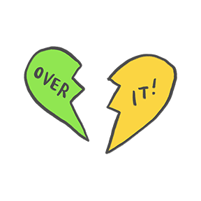 Hi I Love You Bye sticker #5 - frame 3 of 3.