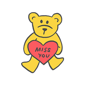 Hi I Love You Bye sticker #6 - frame 2 of 3.