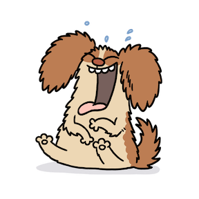 It's A Dog's Life sticker #15 - frame 2 of 8.