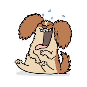 It's A Dog's Life sticker #15 - frame 4 of 8.