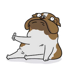 It's A Dog's Life sticker #16 - frame 4 of 4.
