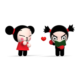 Kiss, Love, Pucca sticker #12