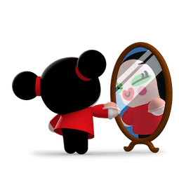 Kiss, Love, Pucca sticker #16