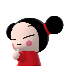 Kiss, Love, Pucca sticker #19