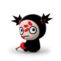 Kiss, Love, Pucca sticker #22