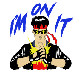 Kung Fury sticker #04