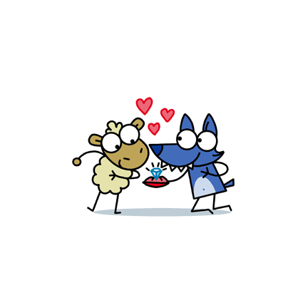 Love is in the Air sticker #04