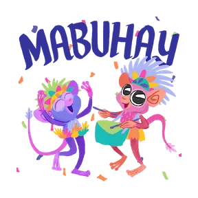 Mabuhay sticker #6 - download as WEBP.