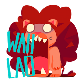 Maju Lion sticker #16