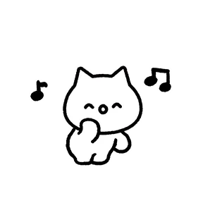 Meowy sticker #2 - download as WEBP.