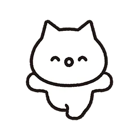 Meowy sticker #6 - download as WEBP.