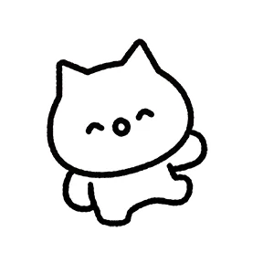 Meowy sticker #9 - download as WEBP.