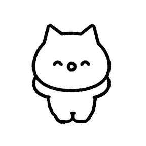 Meowy sticker #12 - download as WEBP.