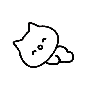 Meowy sticker #14 - download as WEBP.