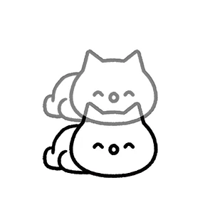 Meowy sticker #24 - download as WEBP.