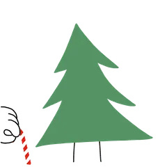 Merry and bright sticker #11 - download as WEBP.