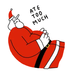 Merry and bright sticker #22 - download as WEBP.