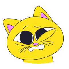 Merve The Cat sticker #03