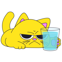 Merve The Cat sticker #04