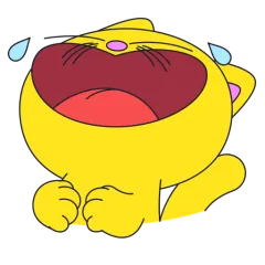 Merve The Cat autocollant n°9 - téléchargez en tant que WEBP.