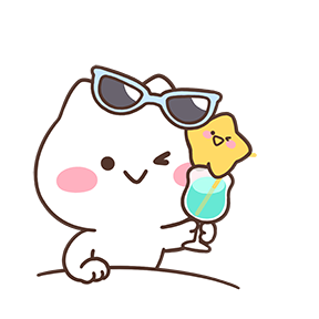 Mimi and Neko Together sticker #14 - frame 12 of 12.