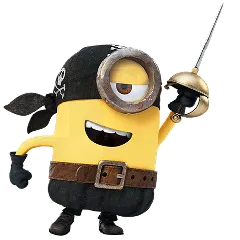 Minions sticker #3 - download as WEBP.