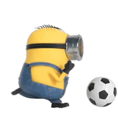 Minions sticker #6 - download as WEBP.