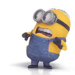 Minions sticker #11 - download as WEBP.