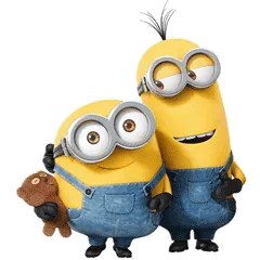 Minions sticker #13 - download as WEBP.