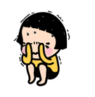 Mobile Girl, MiM sticker #21