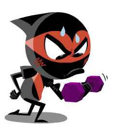 Moody Ninja sticker #18