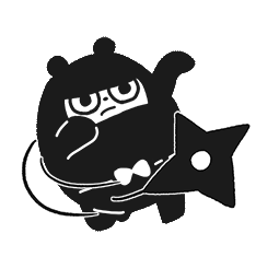 Ninja Bear sticker #05