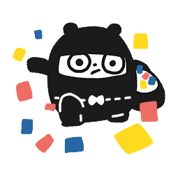 Ninja Bear sticker #06