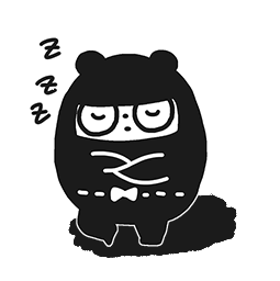 Ninja Bear sticker #11