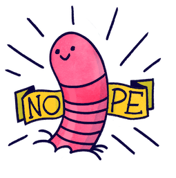 Nope stickers