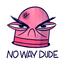 Nope sticker #07