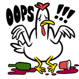 Party Fowls sticker #08