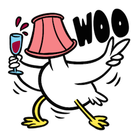 Party Fowls sticker #16