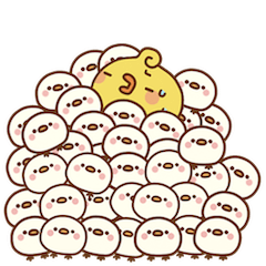 Piyomaru and Friends sticker #04