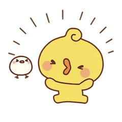 Piyomaru and Friends sticker #1 - download as WEBP.