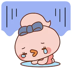 Piyomaru and Friends sticker #3 - download as WEBP.