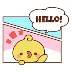 Piyomaru and Friends sticker #9 - download as WEBP.