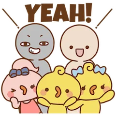 Piyomaru and Friends sticker #20 - download as WEBP.