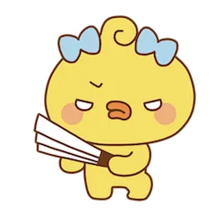 Piyomaru and Friends sticker #23 - download as WEBP.