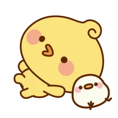 Piyomaru Playground sticker #4 - download as WEBP.