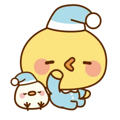 Piyomaru Playground sticker #19 - download as WEBP.